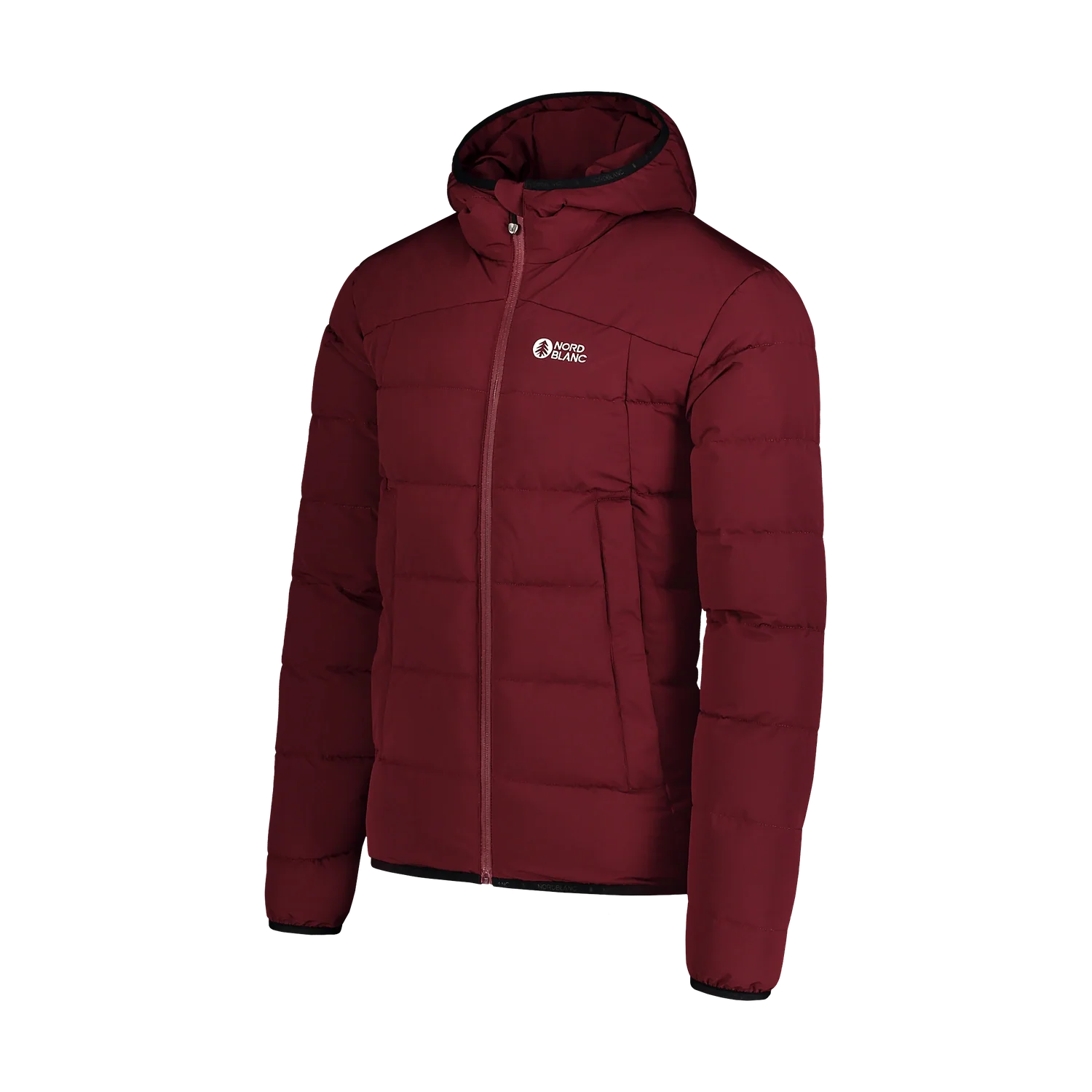 Waterproof winter jacket men's - DEFIANCE wine red-8
