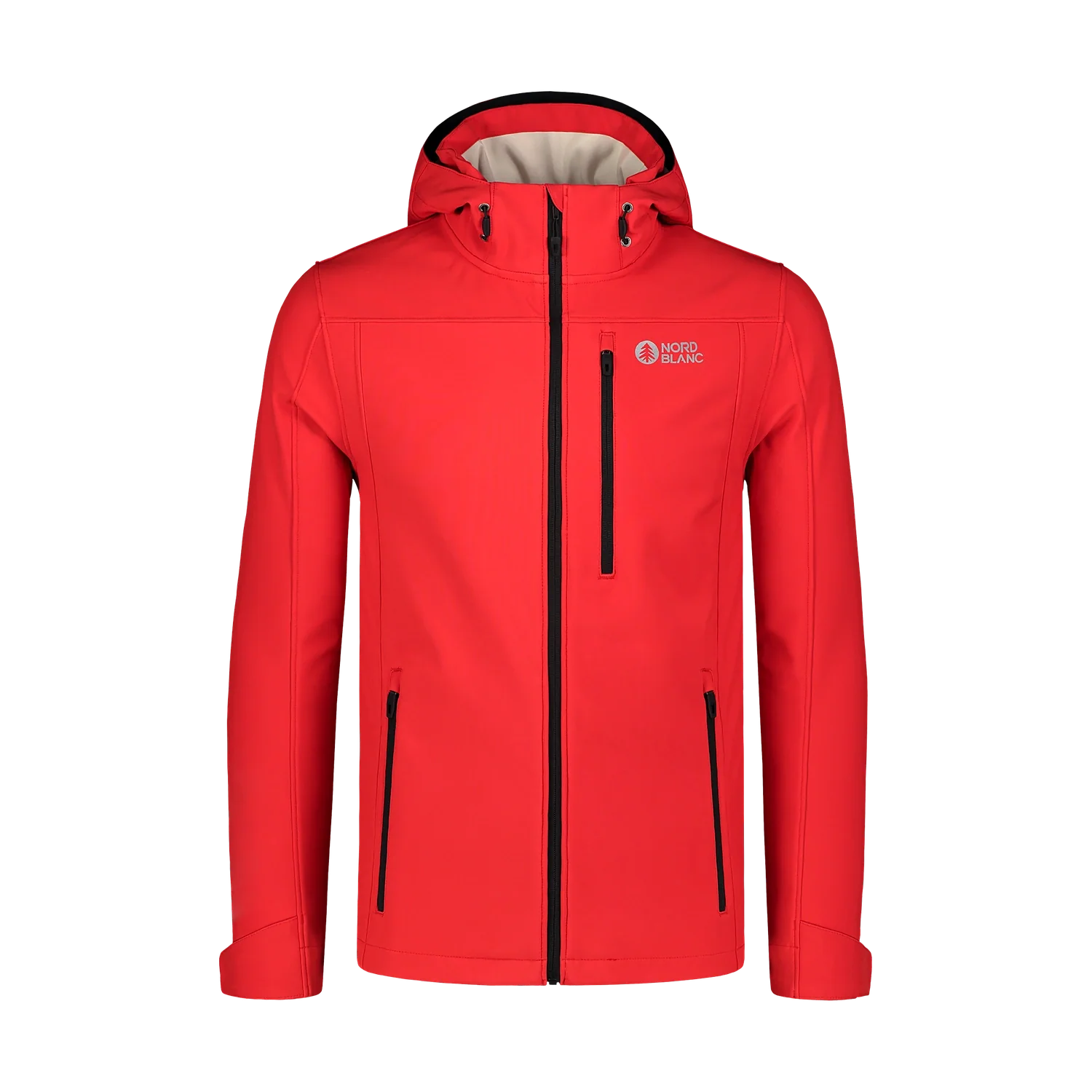 Waterproof softshell jacket with fleece men's - AUDACIOUS red-1