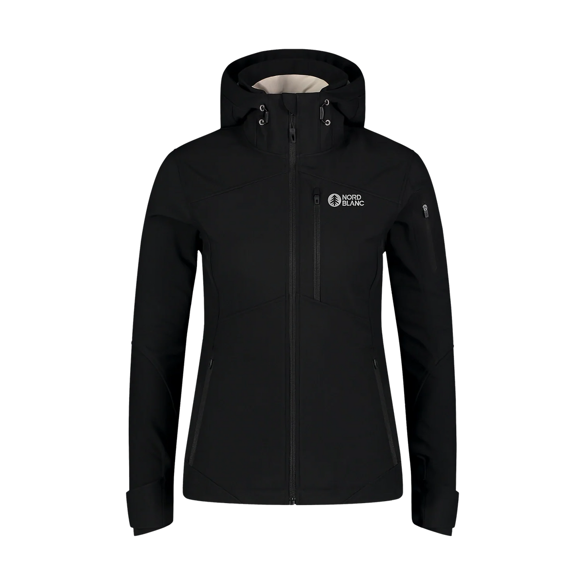 Wasserdichte Fleece Gefüttert Softshelljacke Damen - BANG schwarz