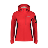 Waterproof softshell jacket with fleece women's - BANG red