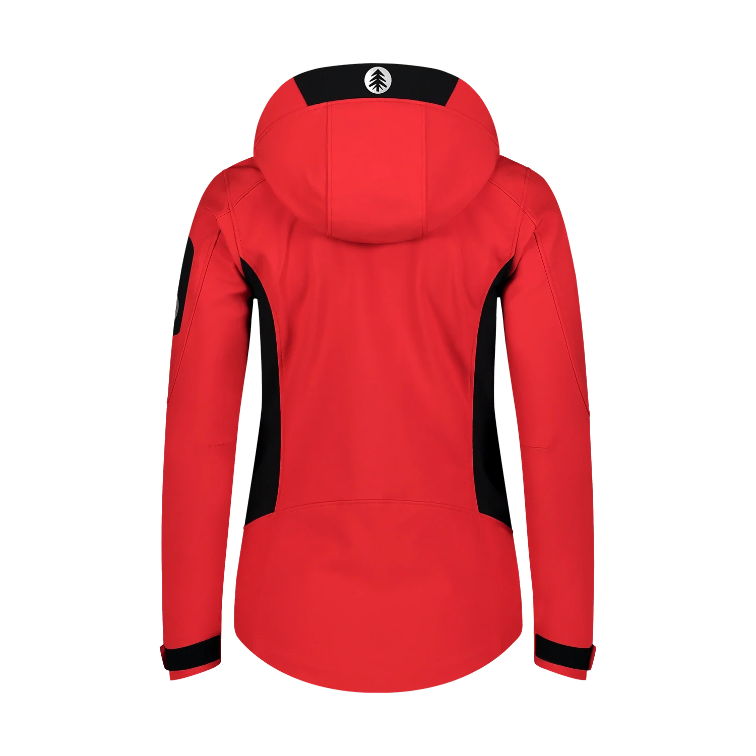 Jachetă impermeabilă softshell cu fleece pentru femei - BANG roșie-2