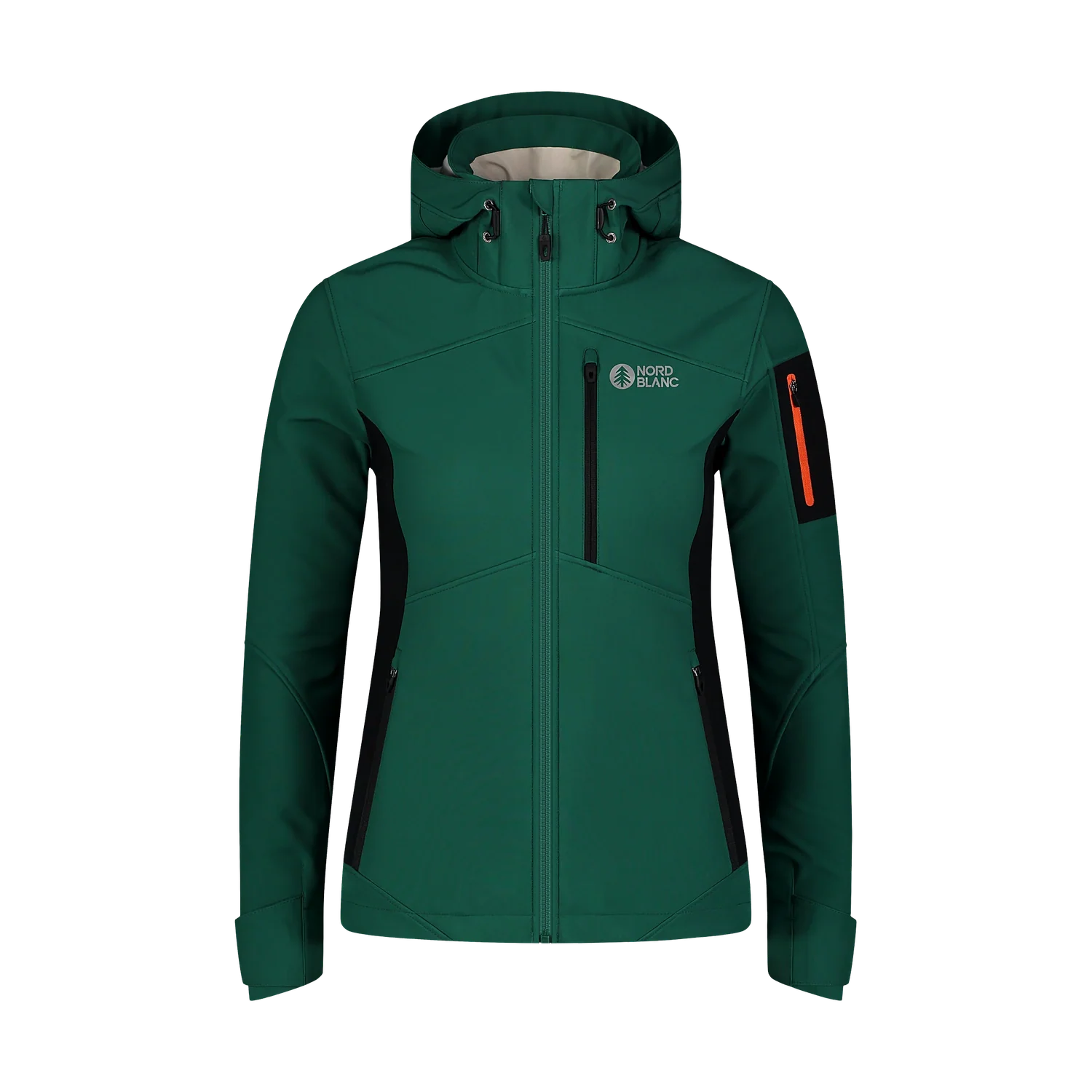 Waterproof softshell jacket with fleece women's - BANG green