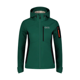 Waterproof softshell jacket with fleece women's - BANG green