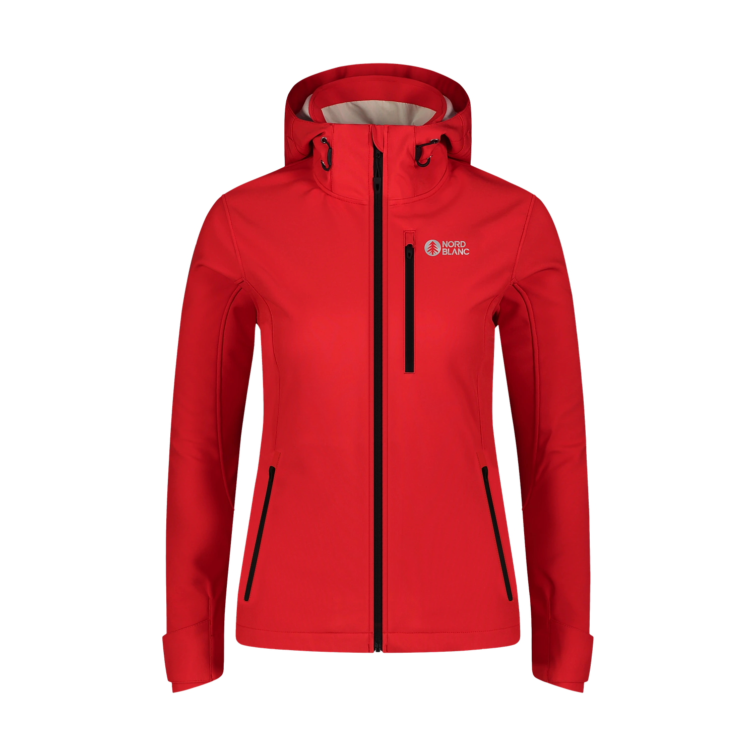 Wasserdichte Fleece Gefüttert Softshelljacke Damen - MAKALU rot