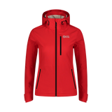 Waterproof softshell jacket with fleece women's - MAKALU red