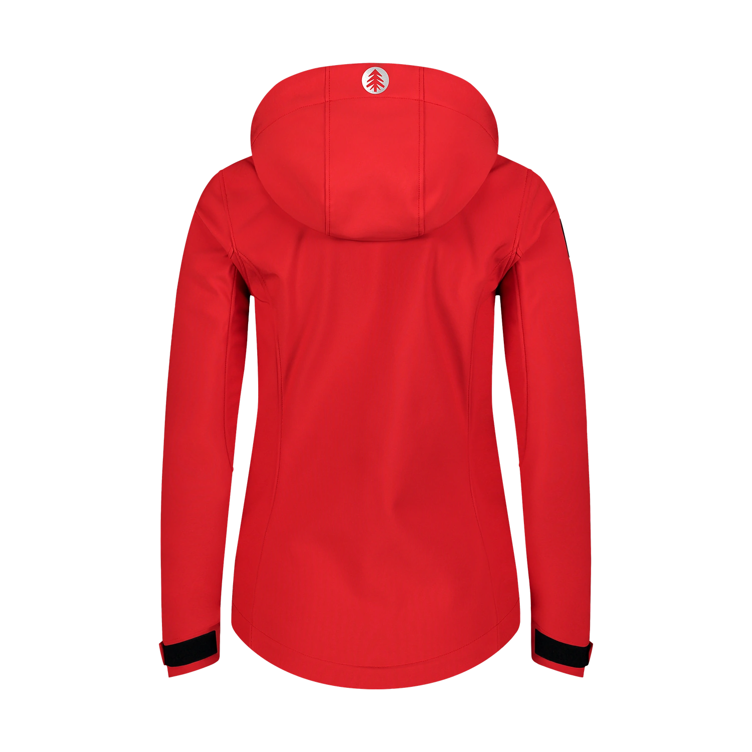 Waterproof softshell jacket with fleece women's - MAKALU red-5