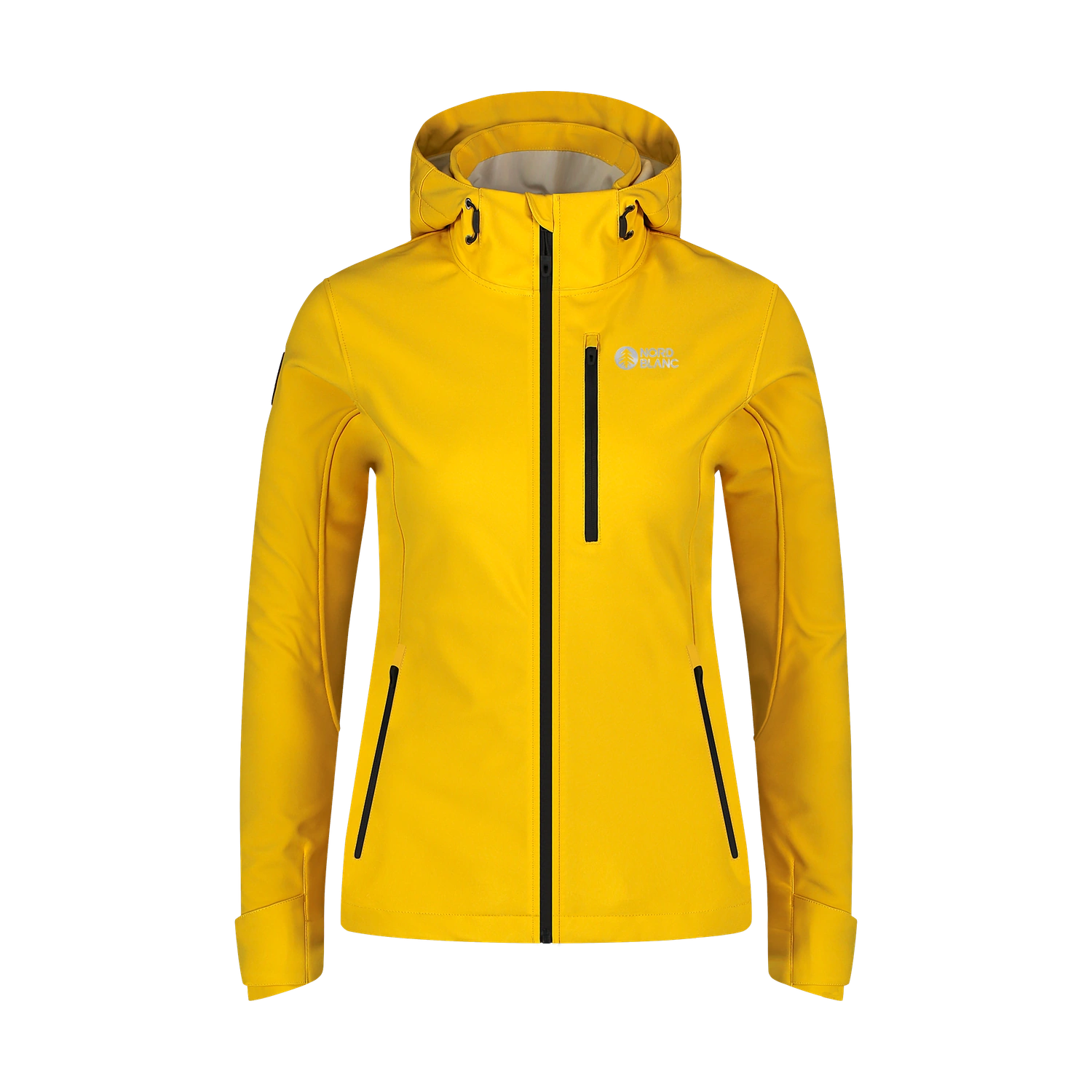 Wasserdichte Fleece Gefüttert Softshelljacke Damen - MAKALU gelb