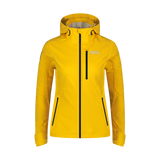 Waterproof softshell jacket with fleece women's - MAKALU yellow