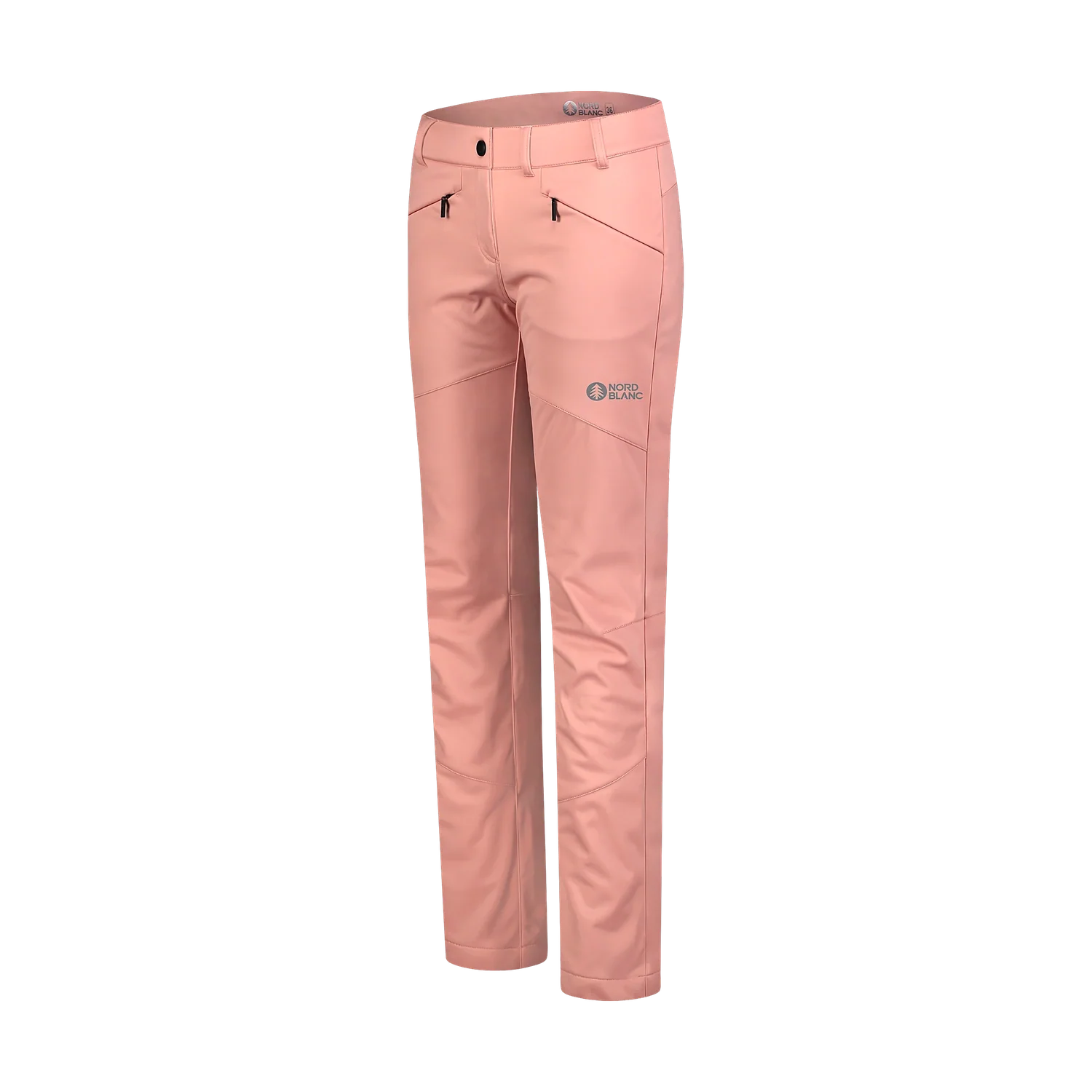 Pantalonidin softshell cu fleece pentru femei - CREDIT roz-2