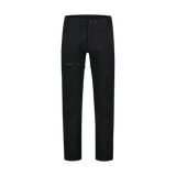 Outdoor waterproof pants with fleece men's - ZESTILY black