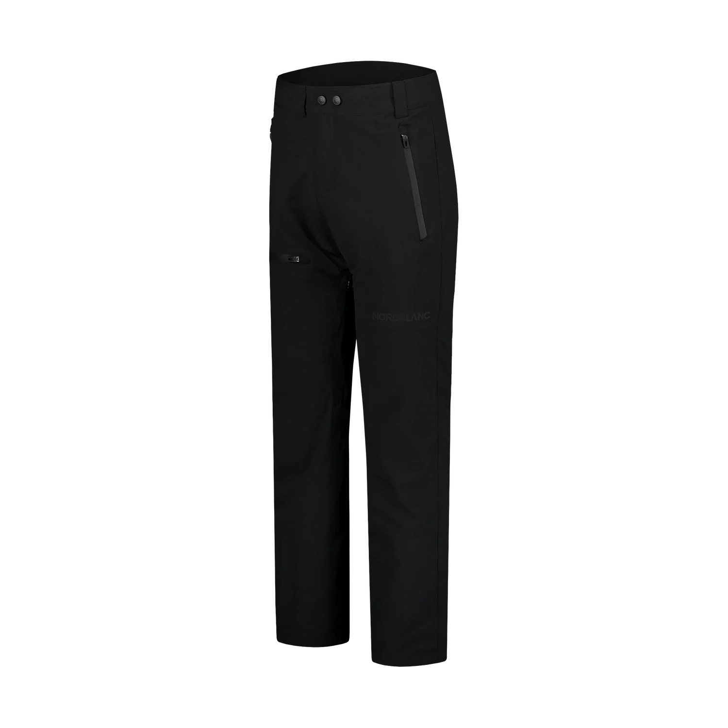 Zateplené nepromokavé outdoorové kalhoty pánské - ZESTILY černé-2