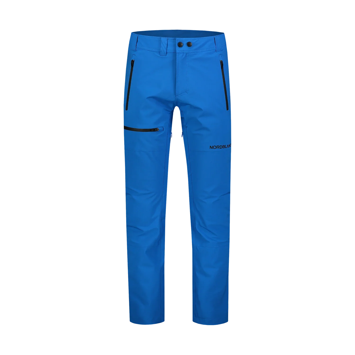 Outdoor waterproof pants with fleece men's - ZESTILY blue-1