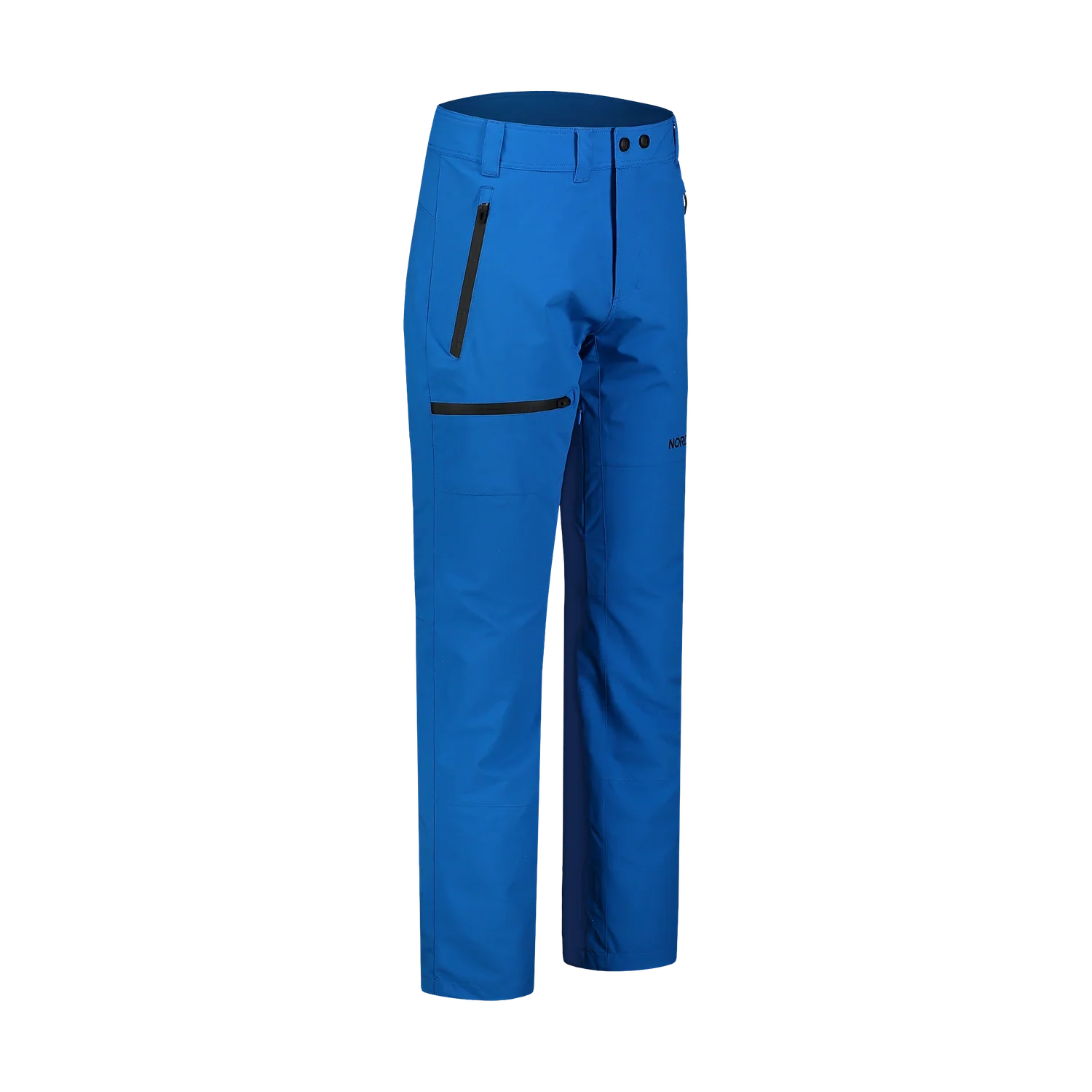 Outdoor waterproof pants with fleece men's - ZESTILY blue-6