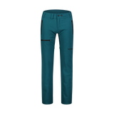 Outdoor waterproof pants with fleece women's - PEACEFUL green