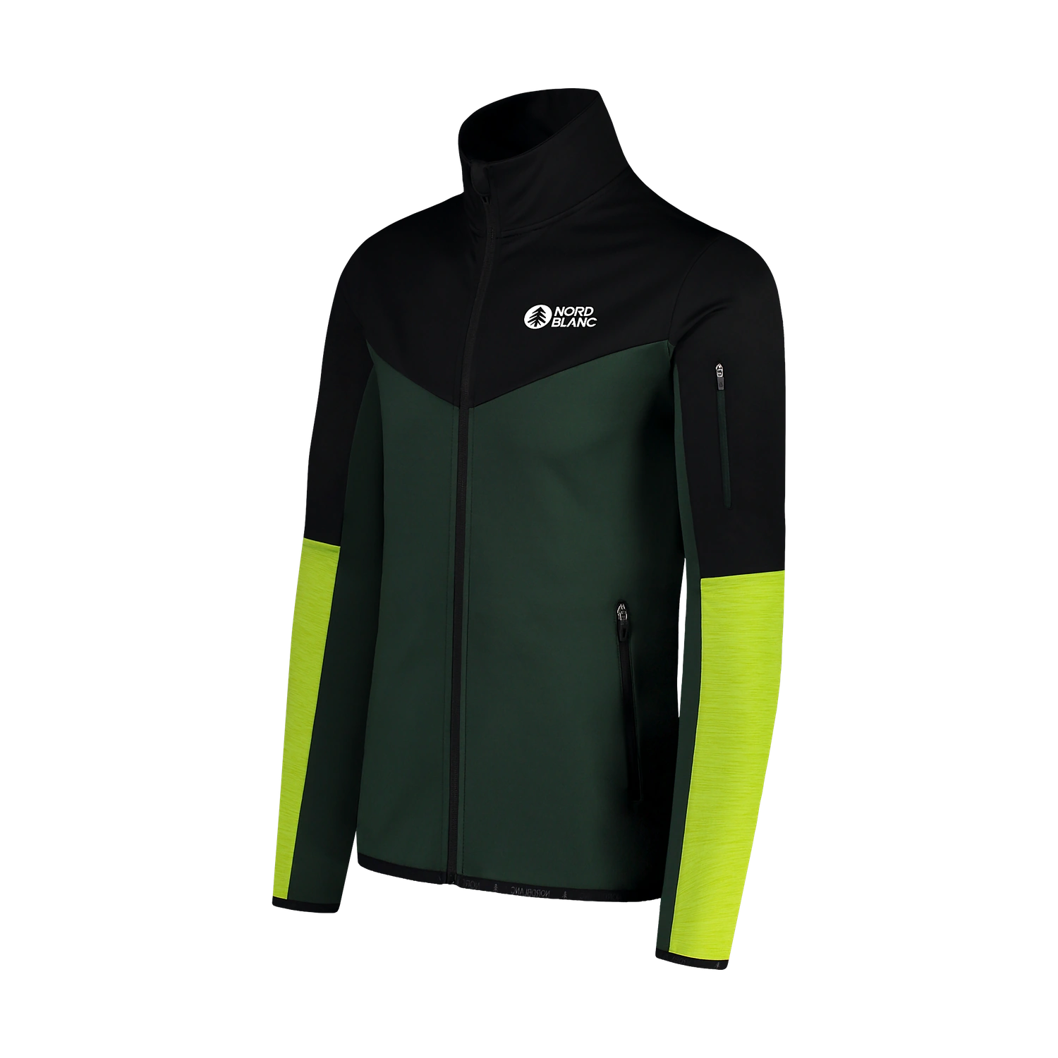 Powerfleecejacke Herren - LABYRINTH grün-3