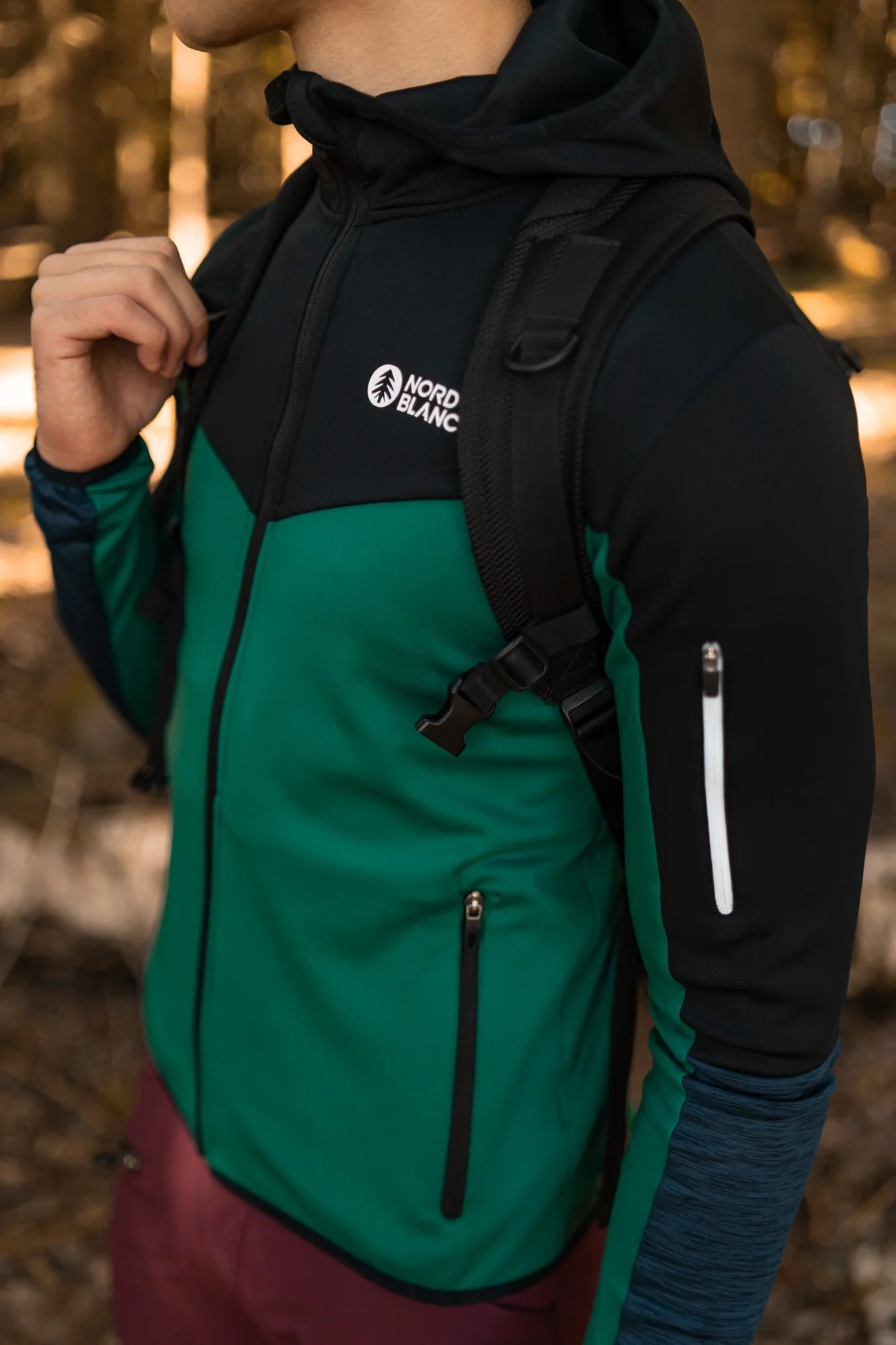 Powerfleece jacket men's - DUEL green-5