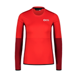Sportshirt met lange mouwen dames - MAGNETIC rood