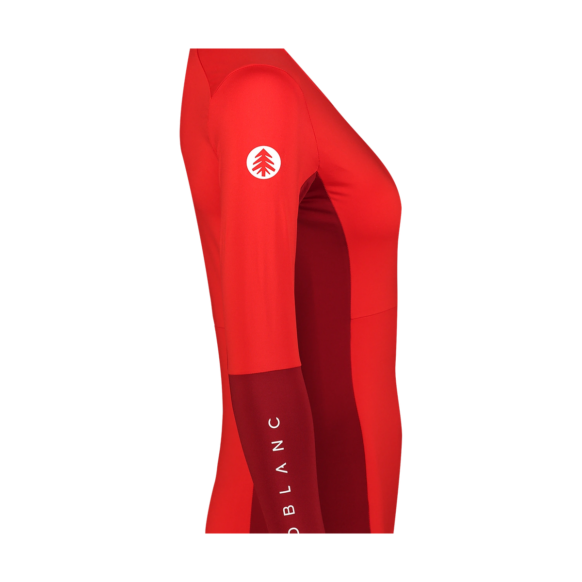 Sportshirt met lange mouwen dames - MAGNETIC rood – afbeelding 4