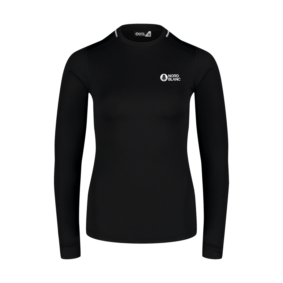 Winter baselayer top women's - LIGHTWEIGHT black