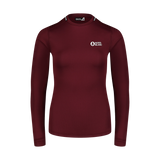 Zimski osnovni zgornji sloj oblačila ženski - LIGHTWEIGHT temno rdeči