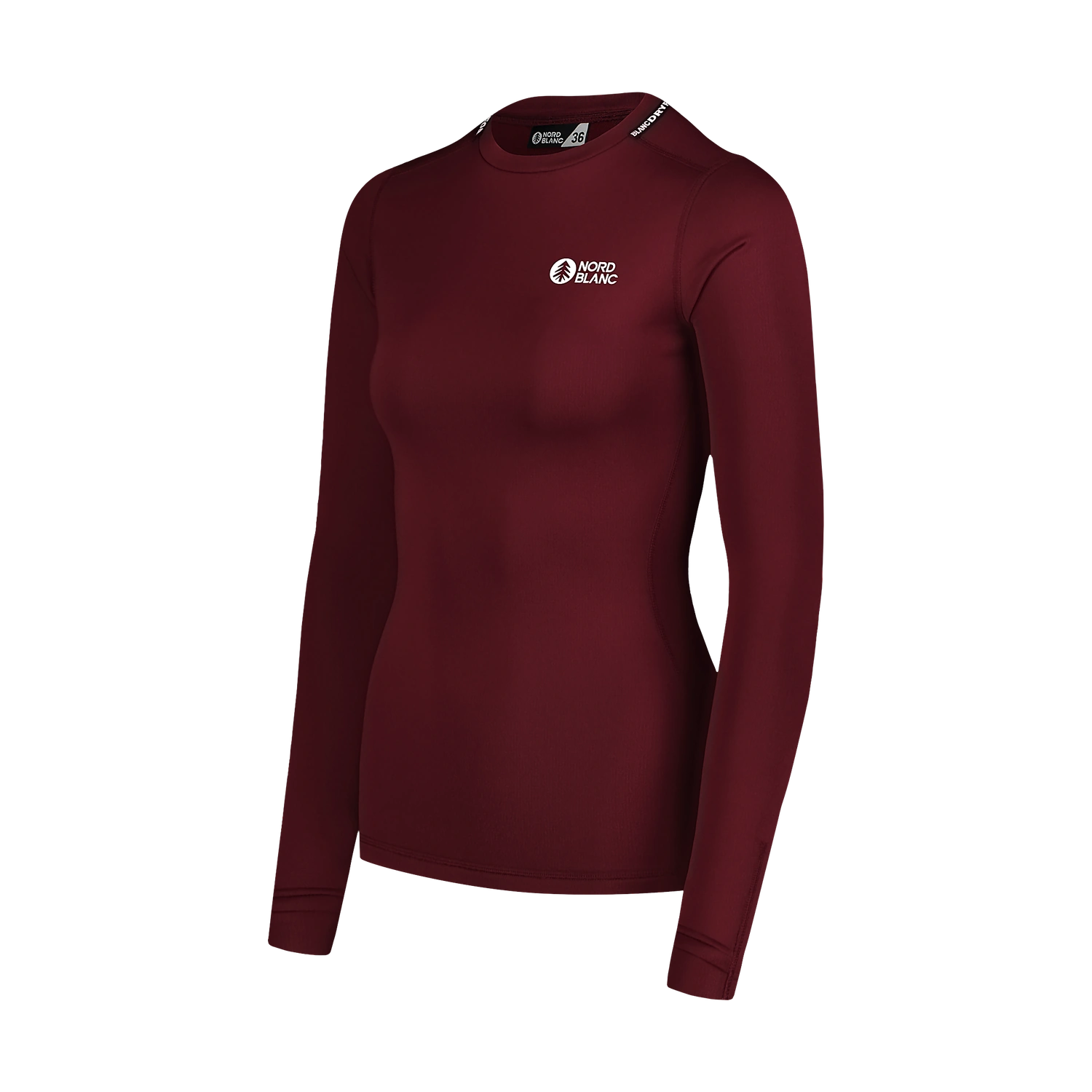 Tricou termo de iarnă pentru femei - LIGHTWEIGHT bordo-2