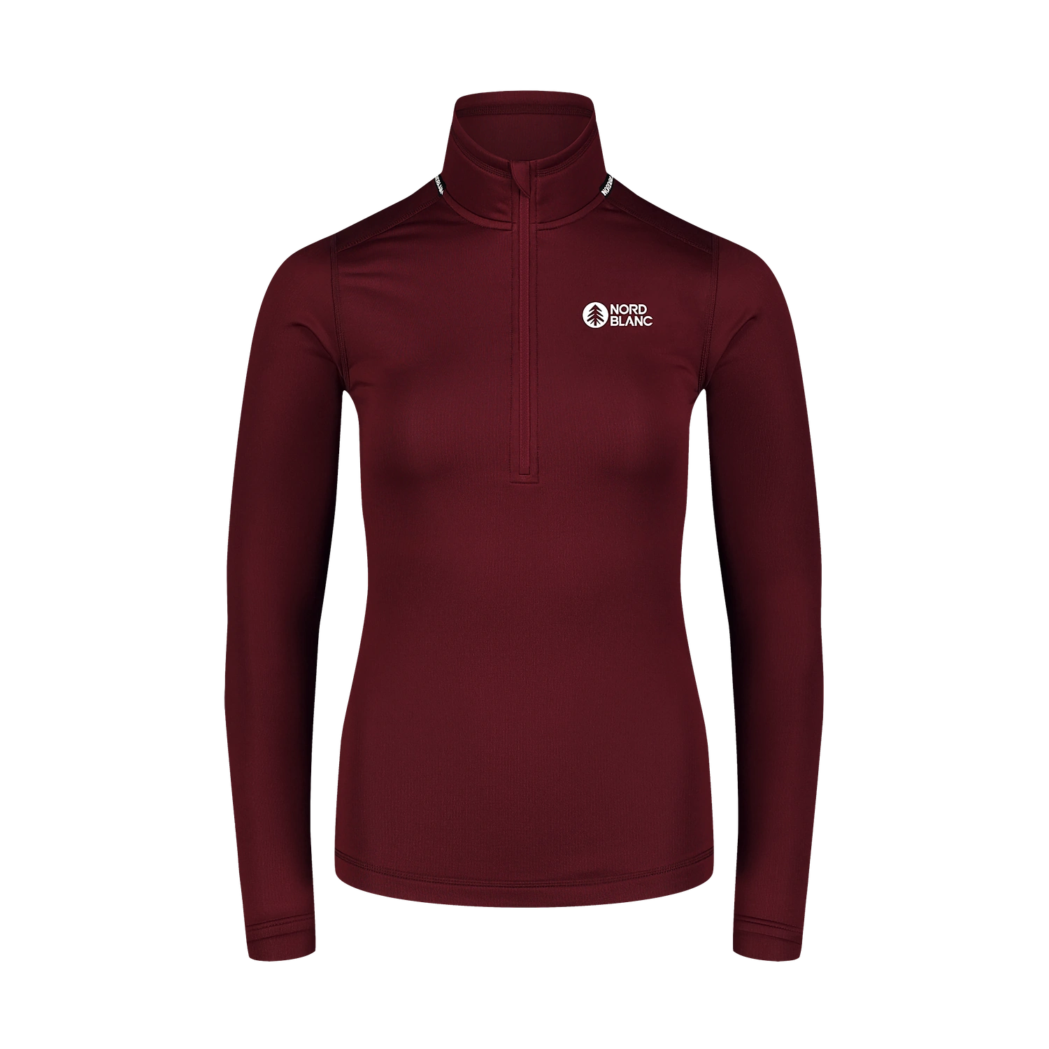 Winter baselayer top women's - FLOATY wine red