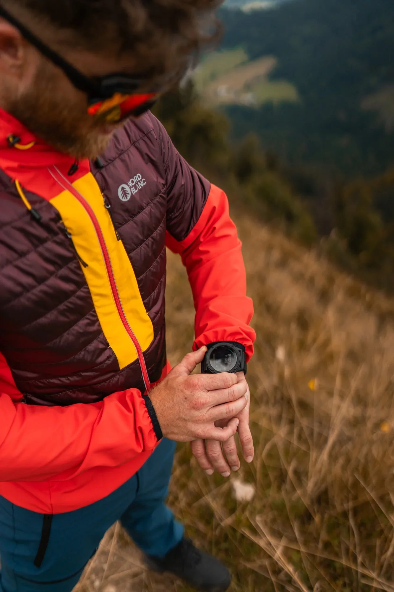 Sports jacket men's - CROSS-COUNTRY orange-4