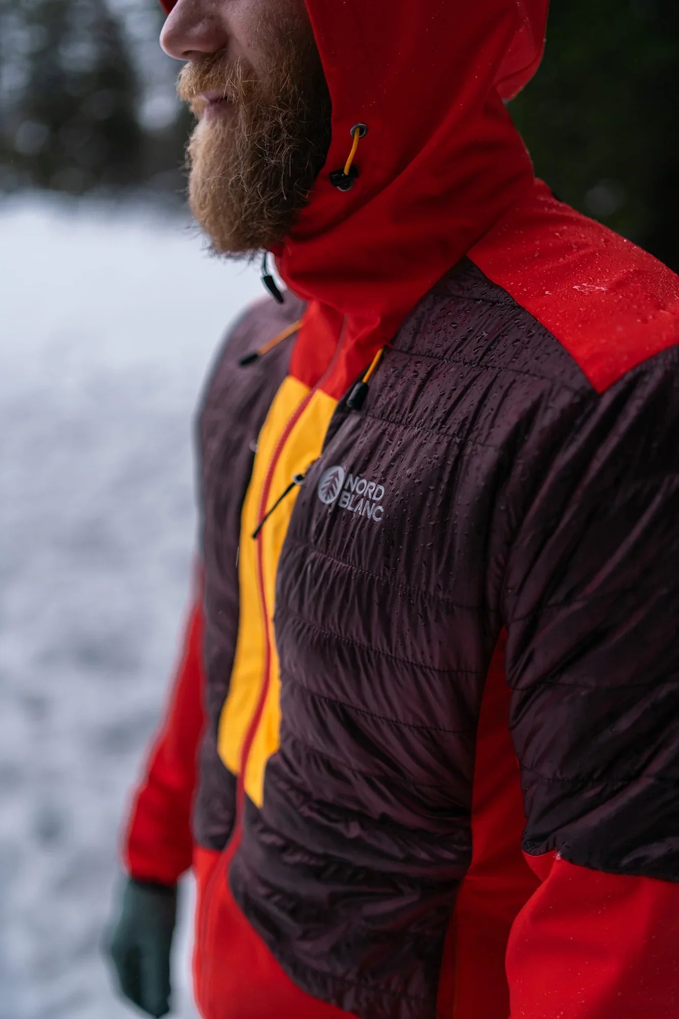 Sports jacket men's - CROSS-COUNTRY orange-6