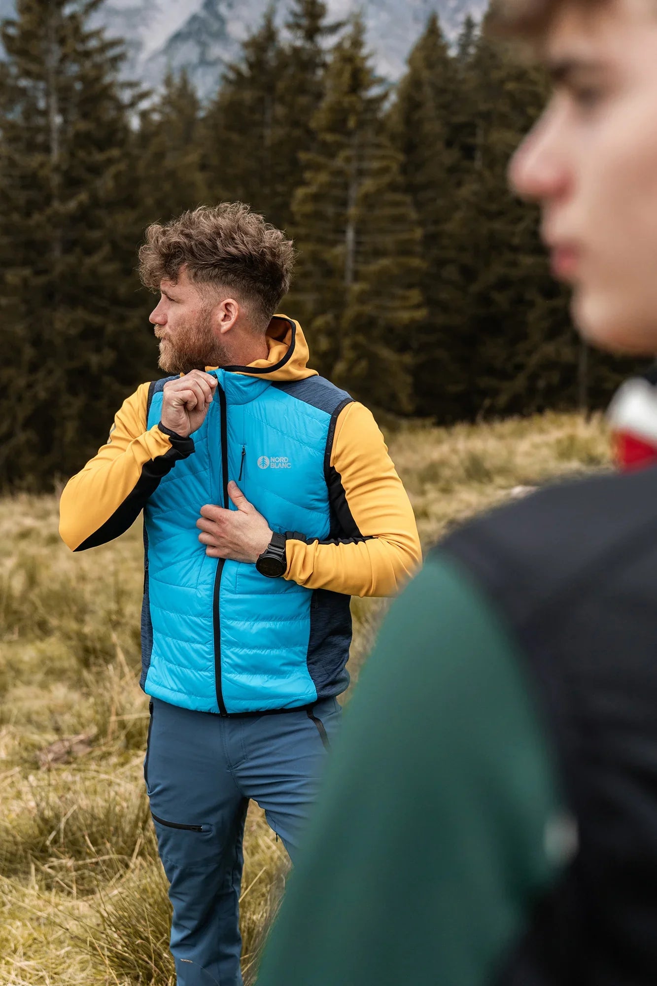 Sport vest men's - WINTERTIME blue-3