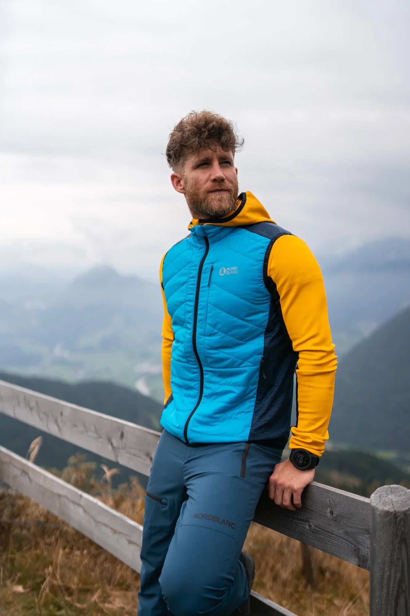 Sport vest men's - WINTERTIME blue-4