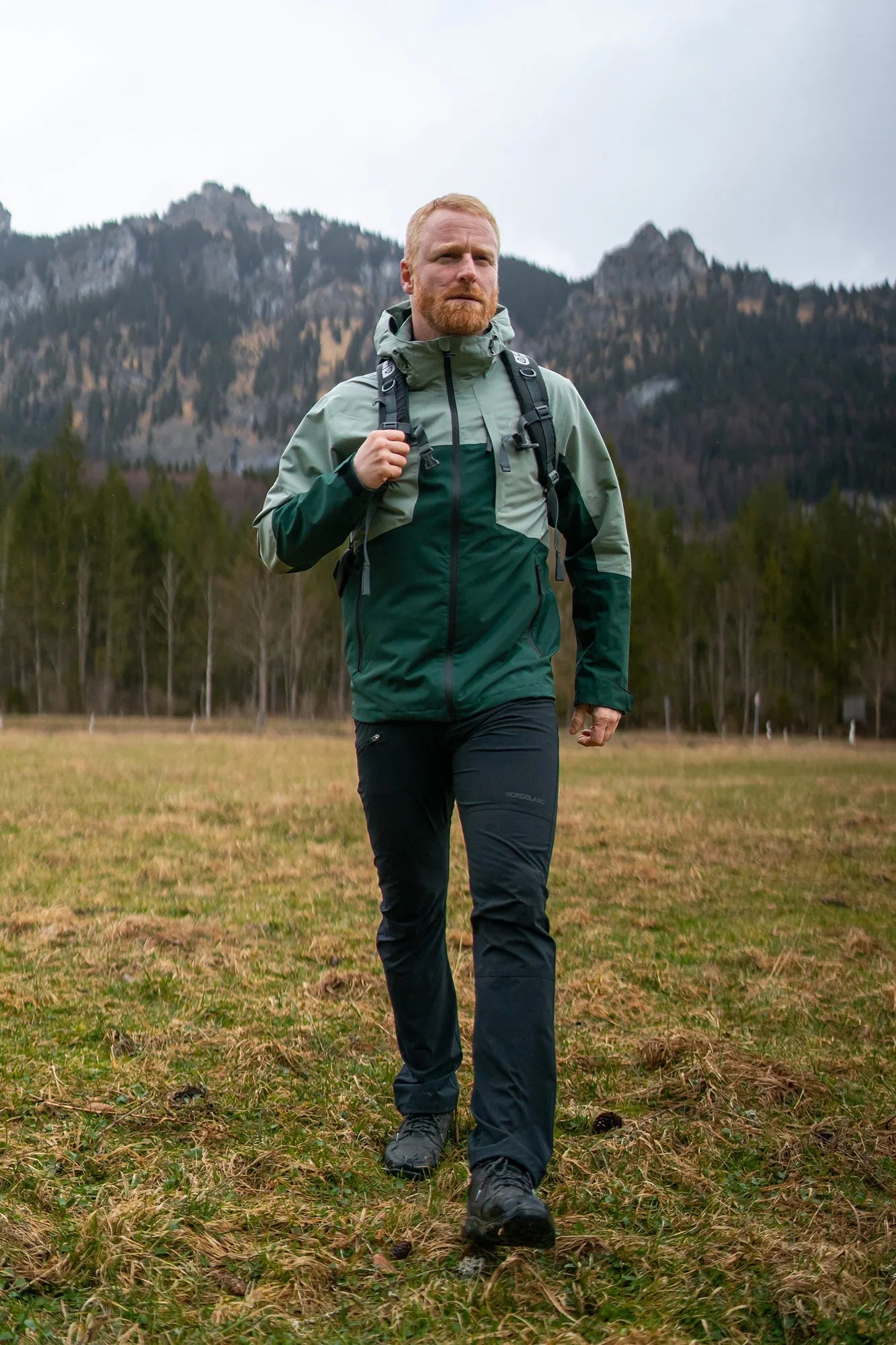 Outdoor jacket men's - FULLMOON green-3