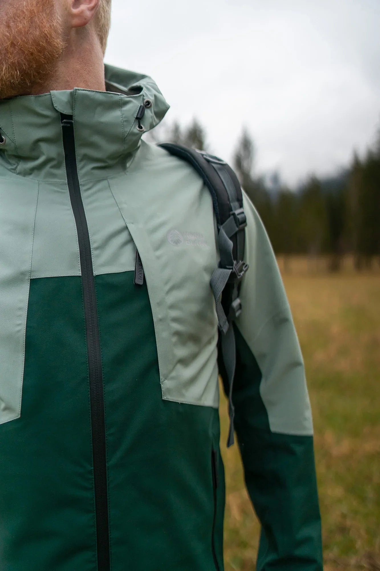 Outdoor jacket men's - FULLMOON green-4