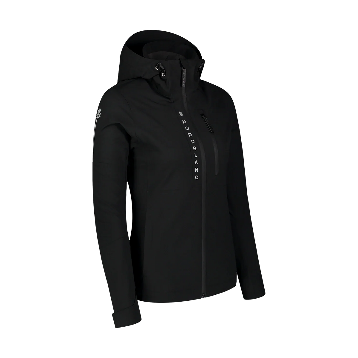 Wasserdichte Outdoor- Jacke Damen - CASSIA schwarz – Bild 2