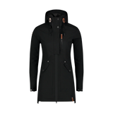 Waterproof outdoor parka jacket women's - WAKE black