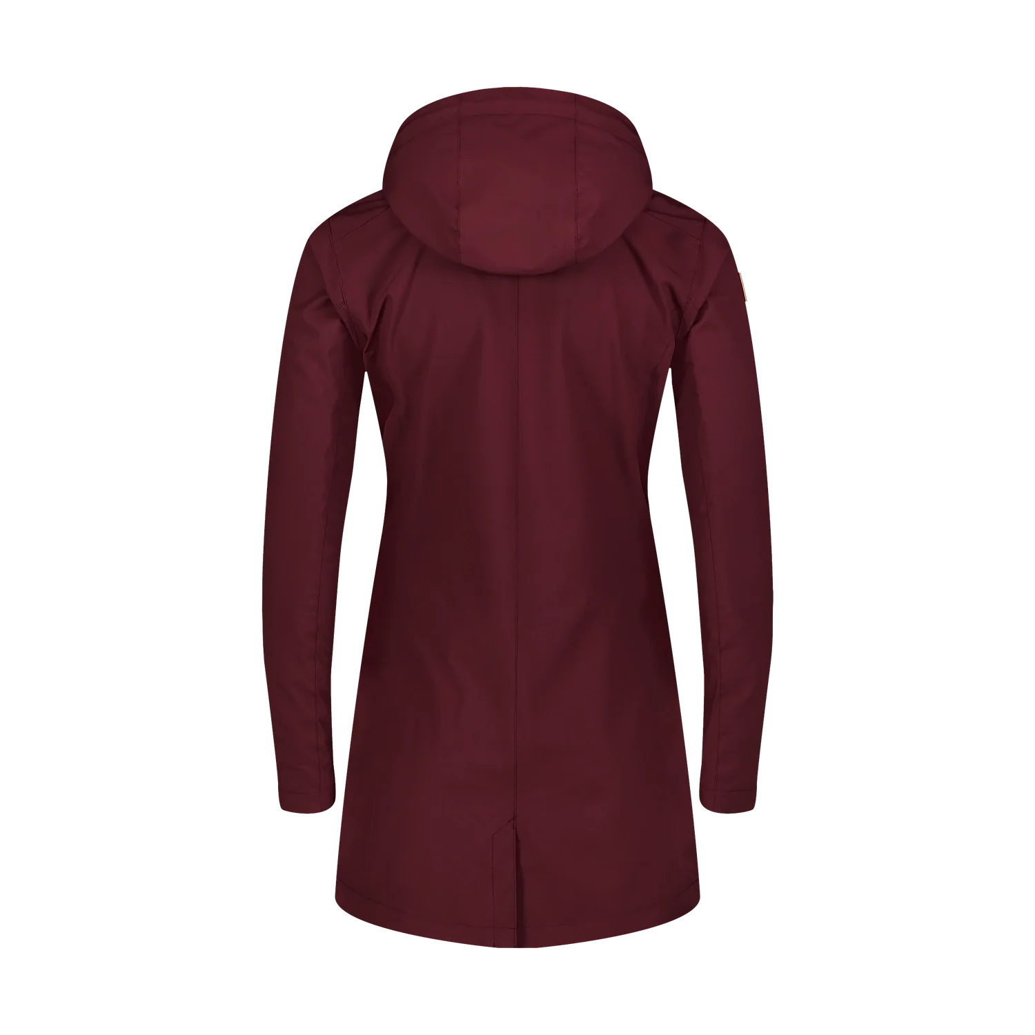 Waterproof outdoor parka jacket women's - WAKE wine red-9