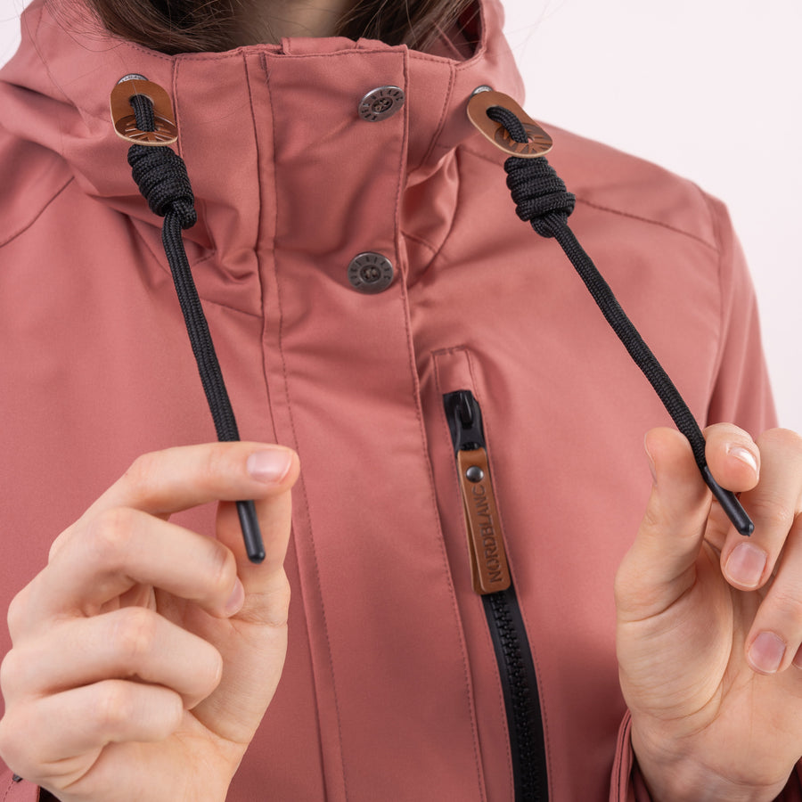 Adjustable hood drawcord