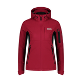 Waterproof light softshell jacket women's - WHISPER red