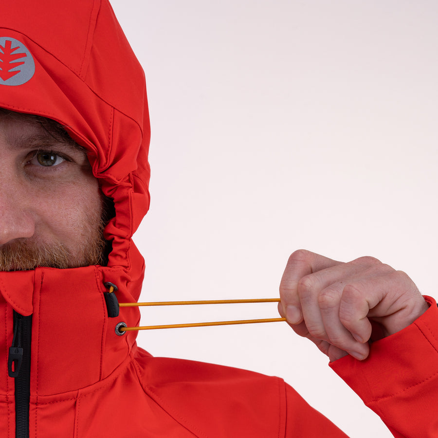 Adjustable hood drawcord