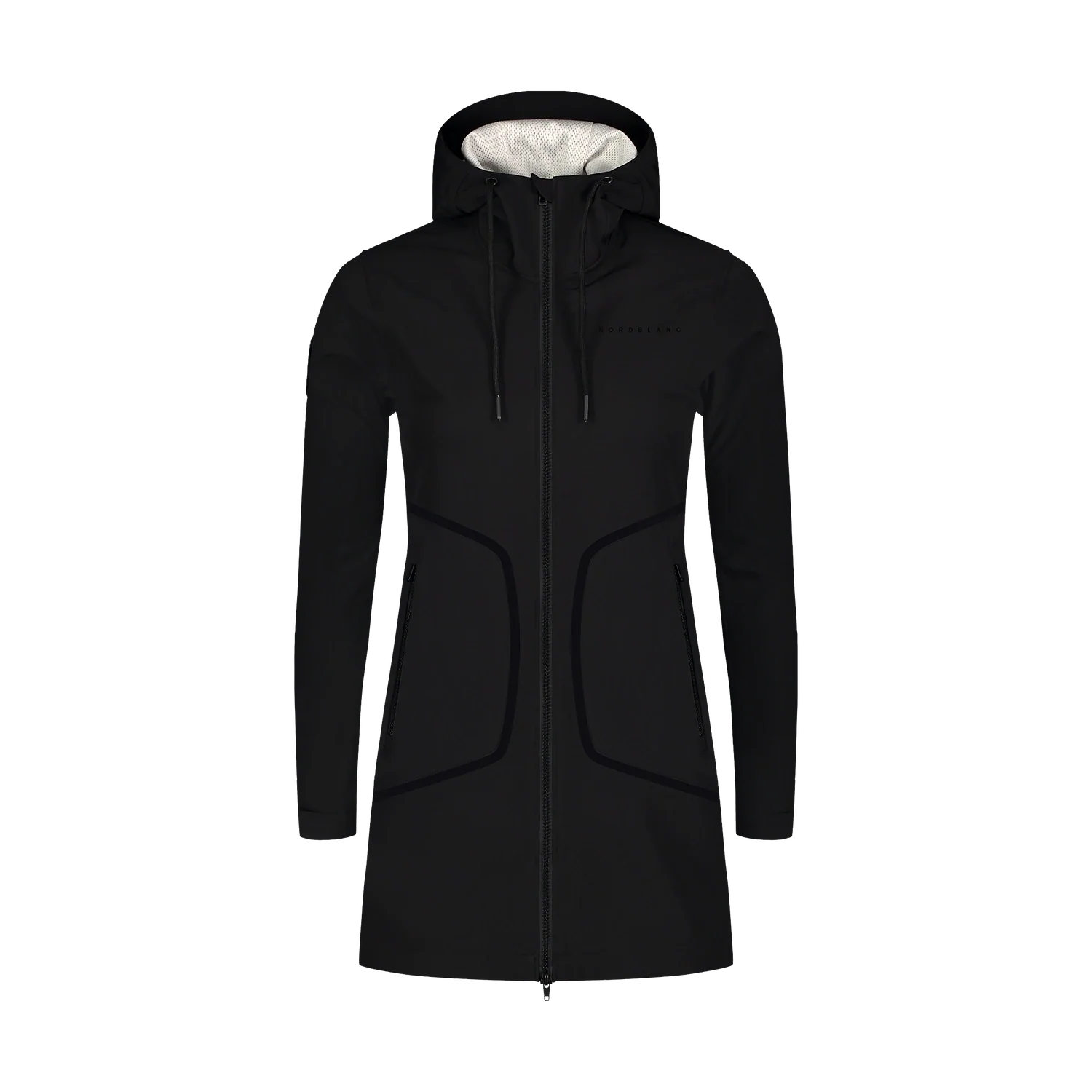 Wasserdichte Leichte- Softshellparka Damen - HEAVENLY schwarz