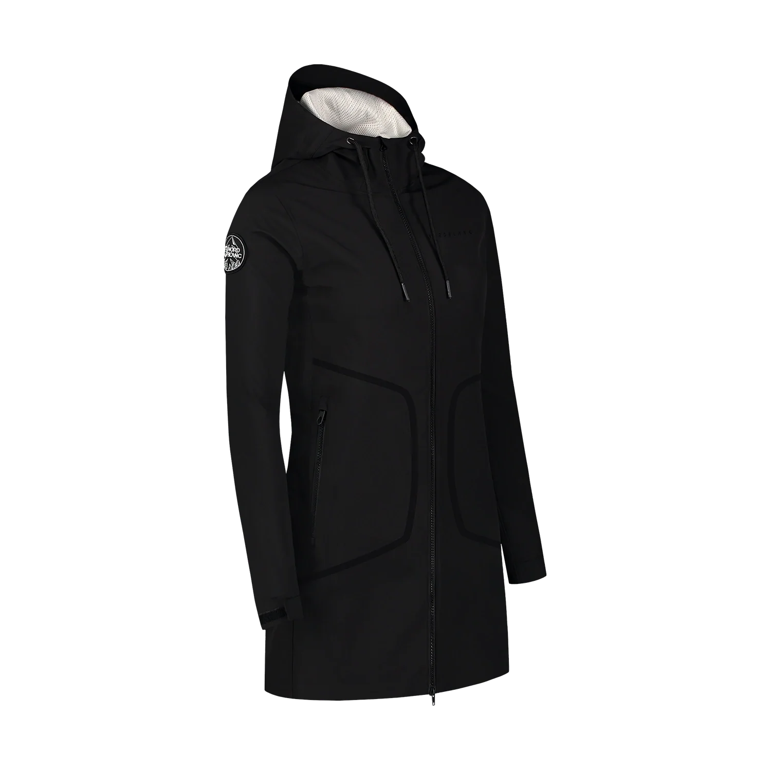 Waterproof light softshell parka women's - HEAVENLY black-2