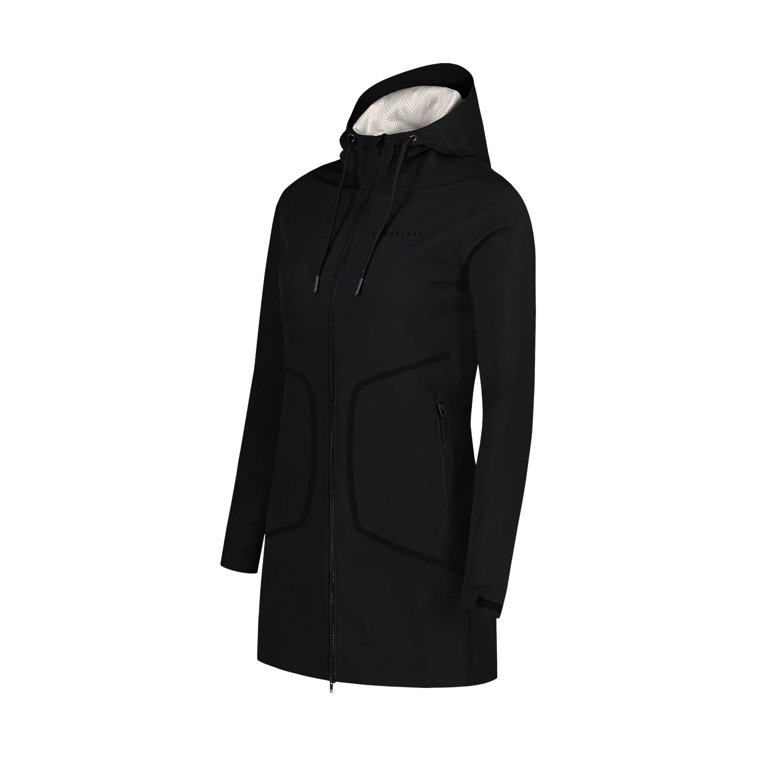 Waterproof light softshell parka women's - HEAVENLY black-3