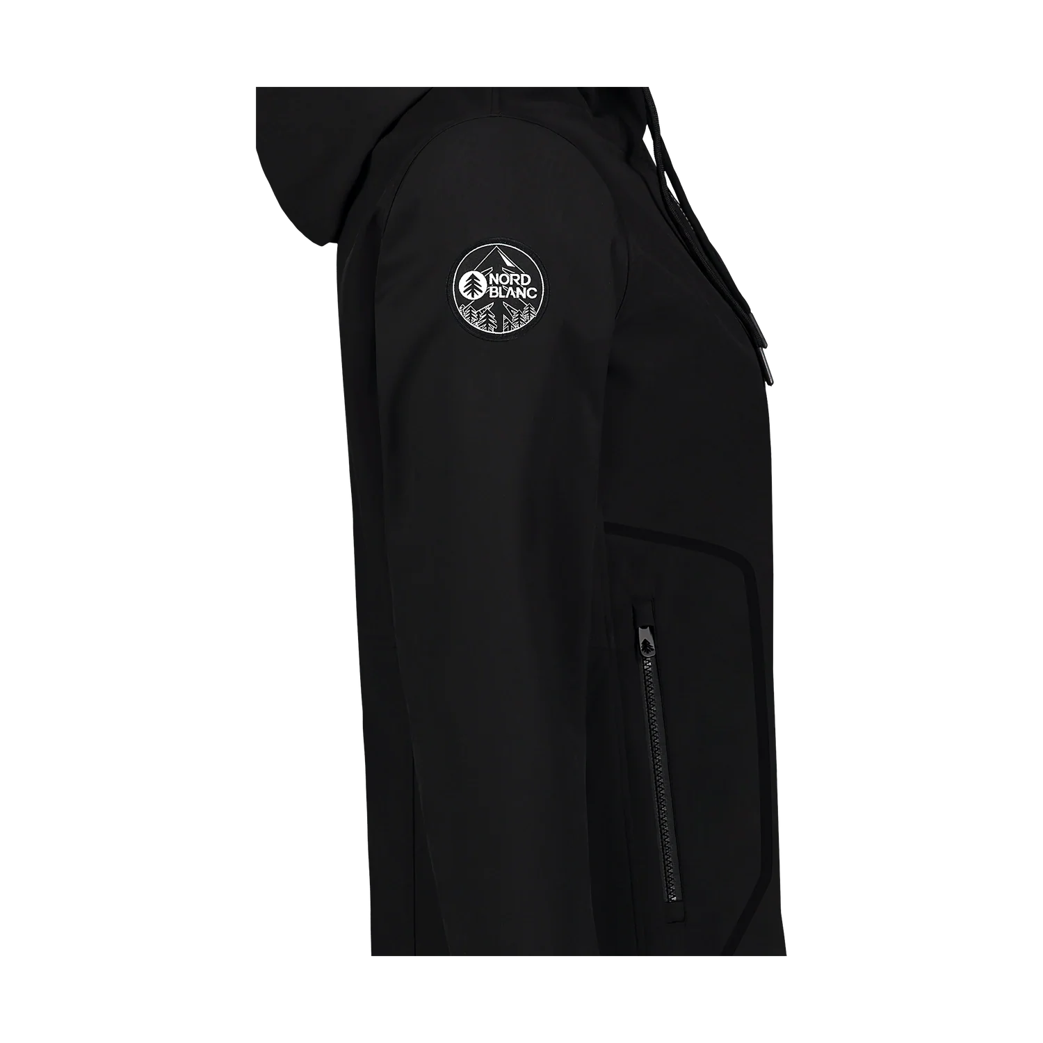 Waterproof light softshell parka women's - HEAVENLY black-4