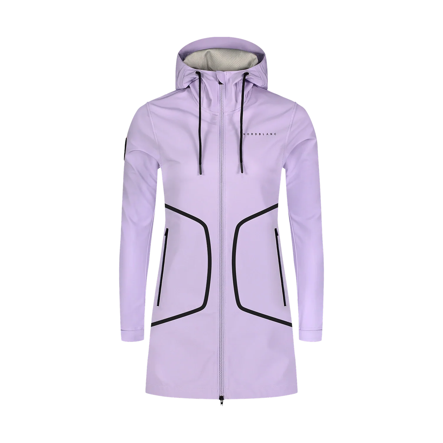 Waterproof light softshell parka women's - HEAVENLY violet-1