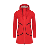 Waterproof light softshell parka women's - HEAVENLY red