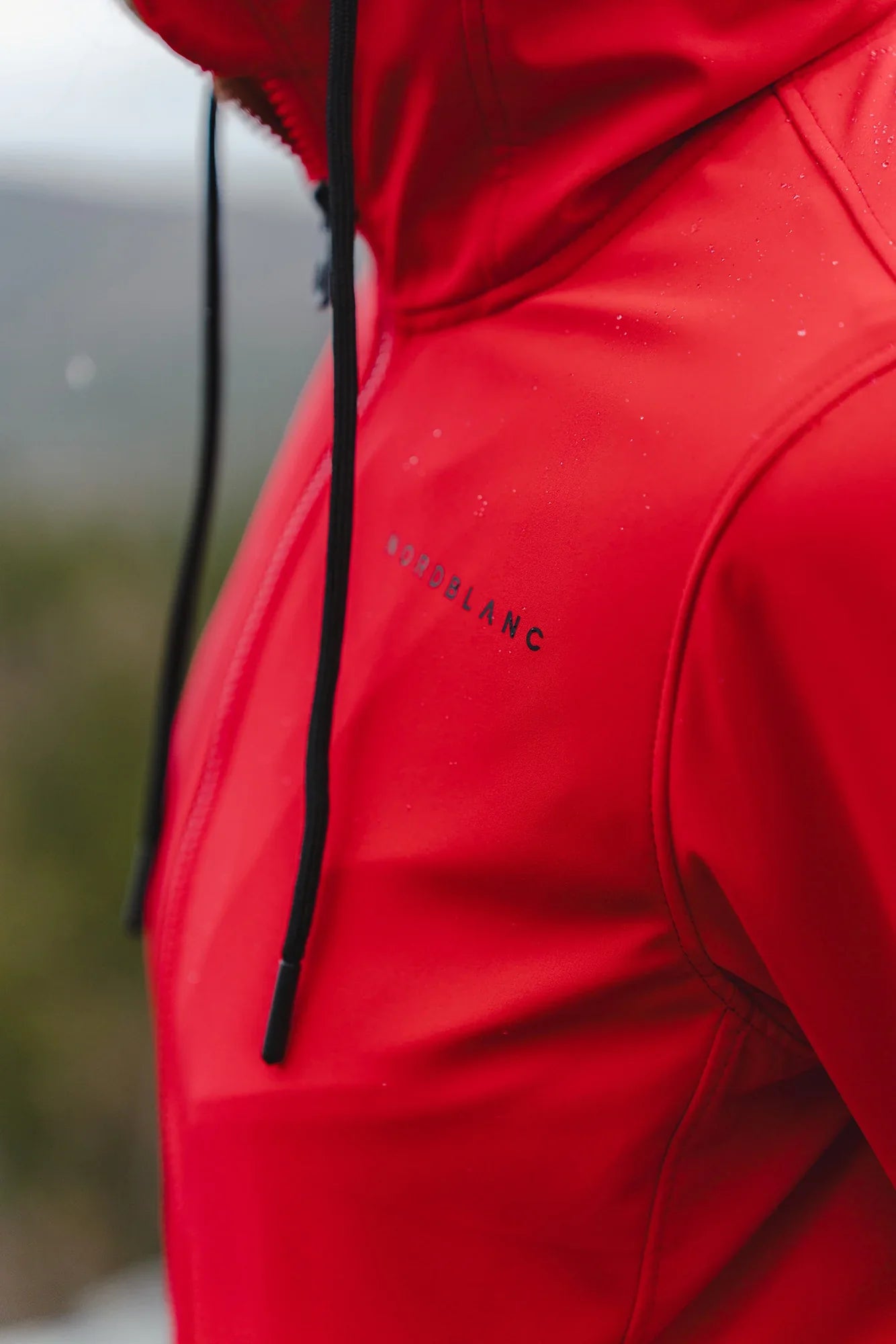 Waterproof light softshell parka women's - HEAVENLY red-5