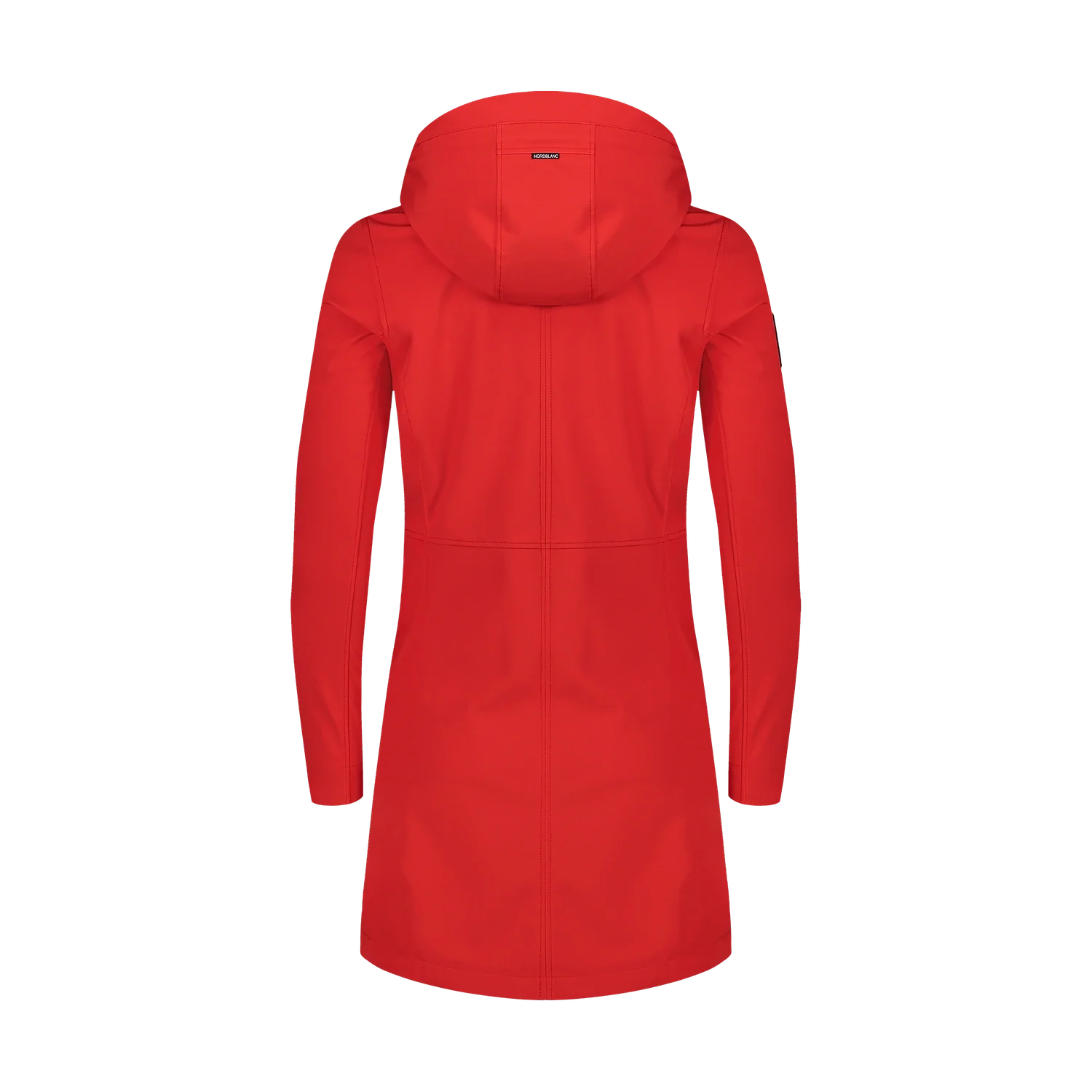 Waterproof light softshell parka women's - HEAVENLY red-8