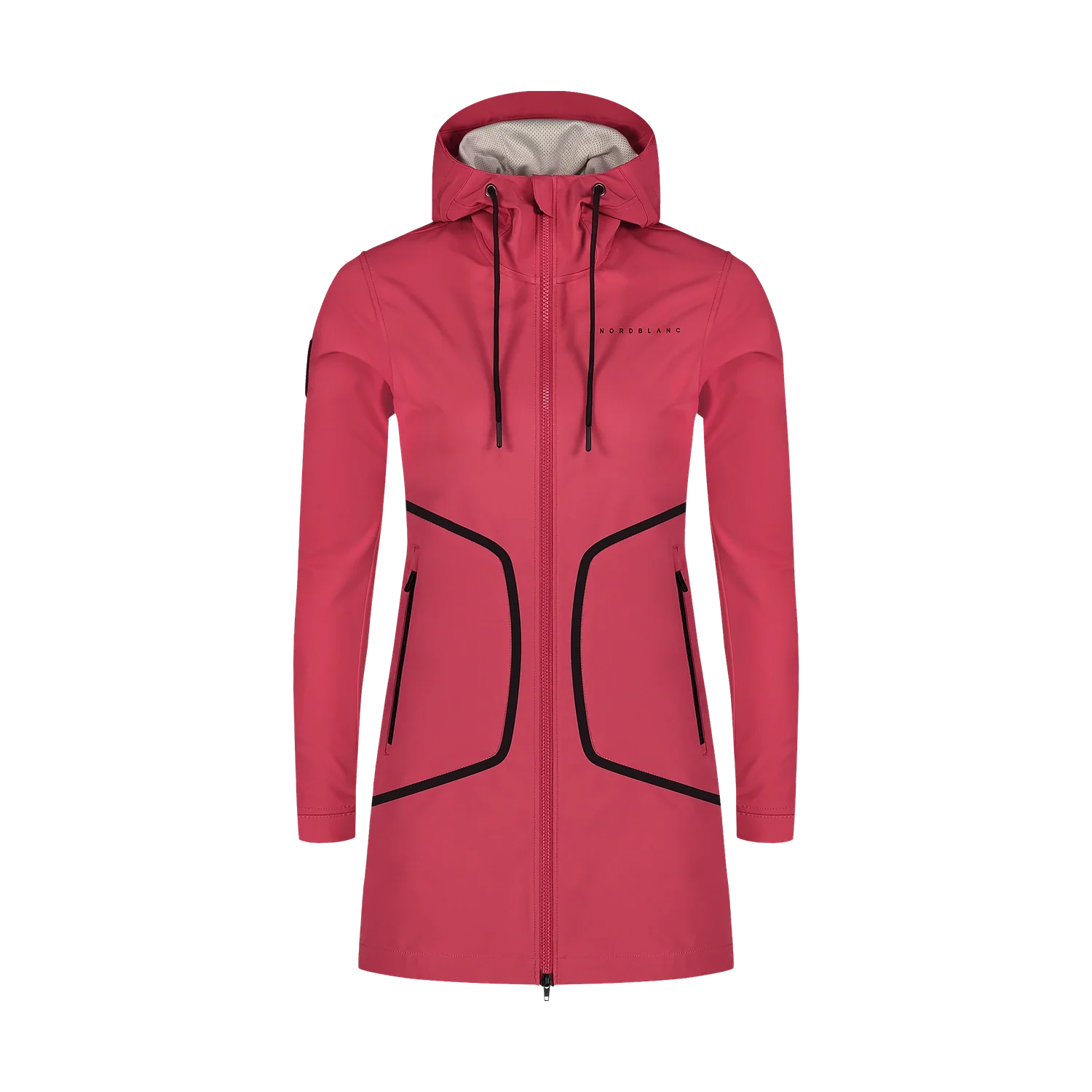 Waterproof light softshell parka women's - HEAVENLY pink-1