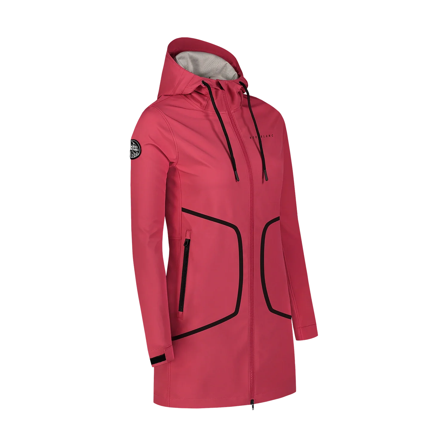 Waterproof light softshell parka women's - HEAVENLY pink-2