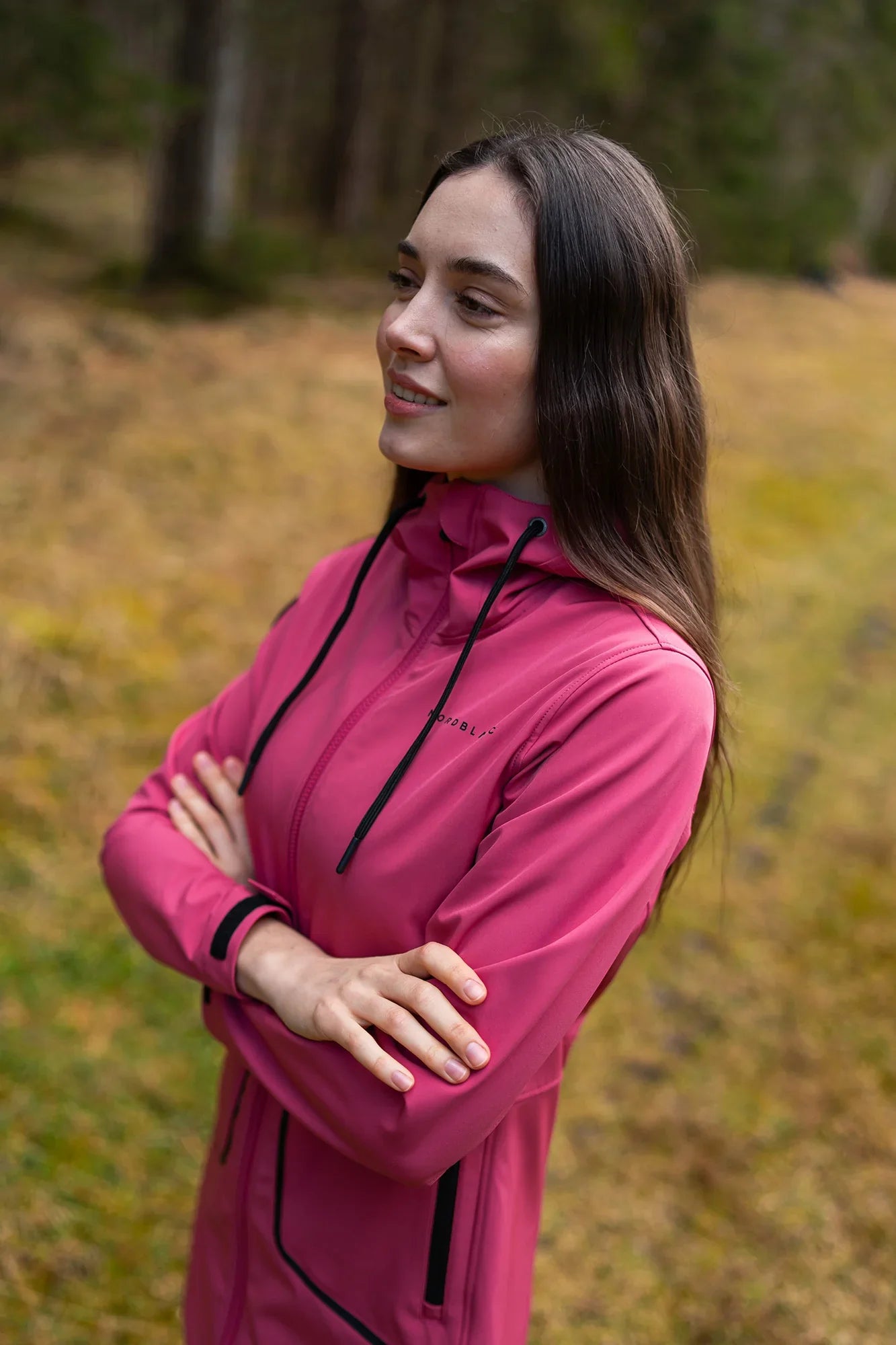 Waterproof light softshell parka women's - HEAVENLY pink-6