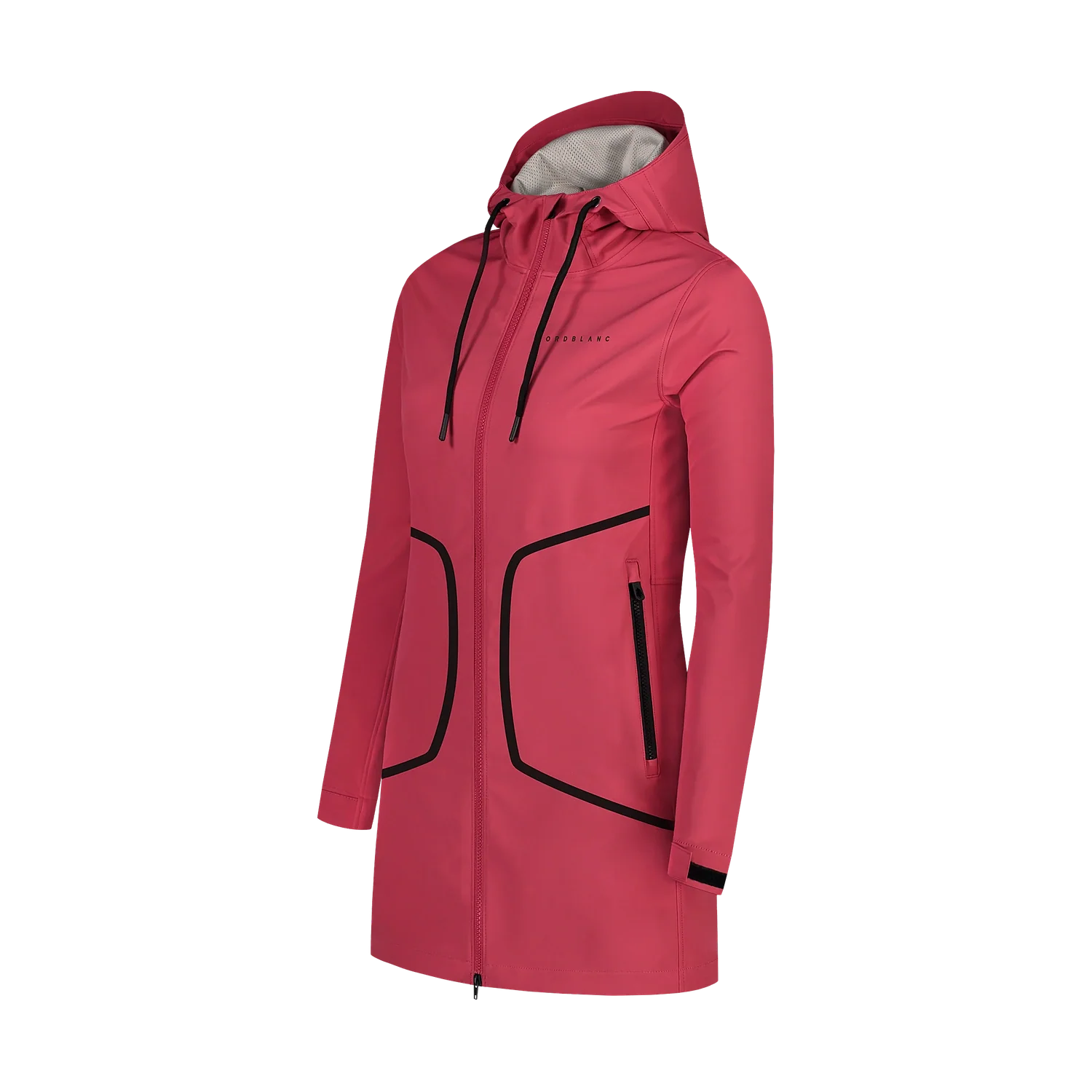 Waterproof light softshell parka women's - HEAVENLY pink-8